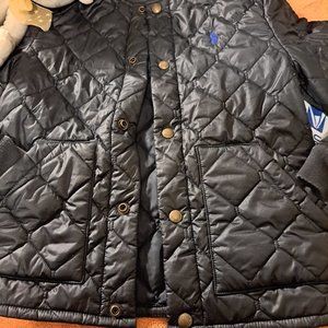 * POLO by RALPH LAUREN  Girls  NAVY BLUE PUFFER COAT Size 8 *